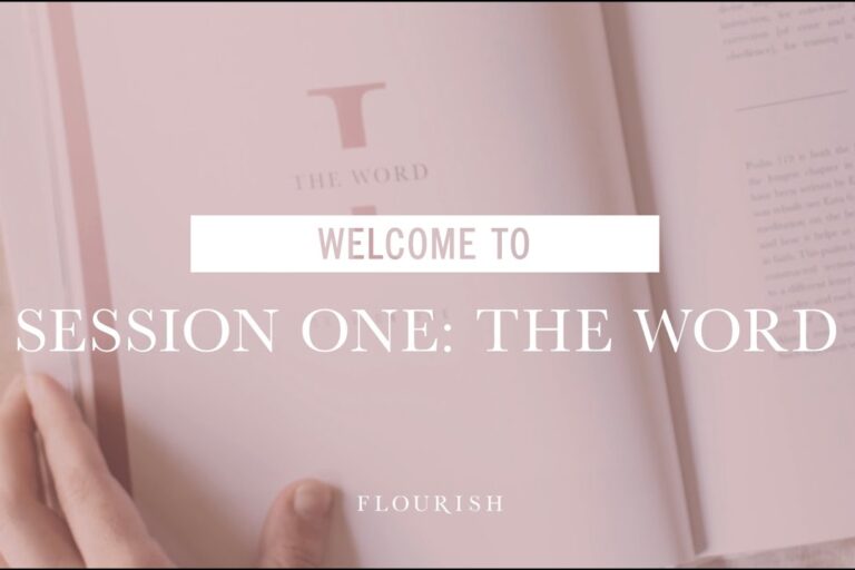 Welcome to Session One: The Word